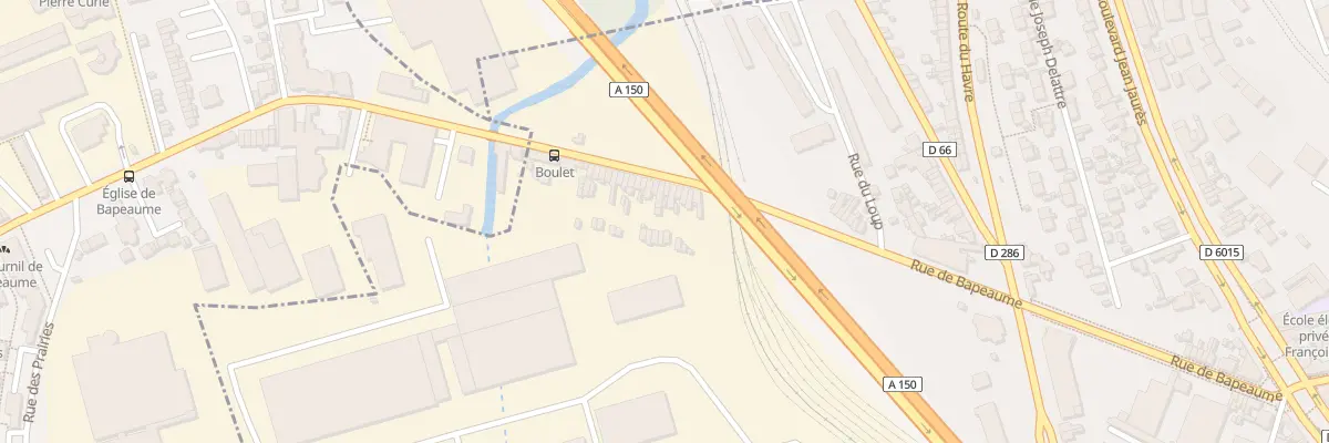 Plan du 19 Rue de Bapeaume à Rouen