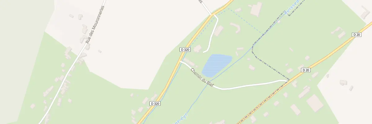 Plan du 1 Che du Bief à Senonches