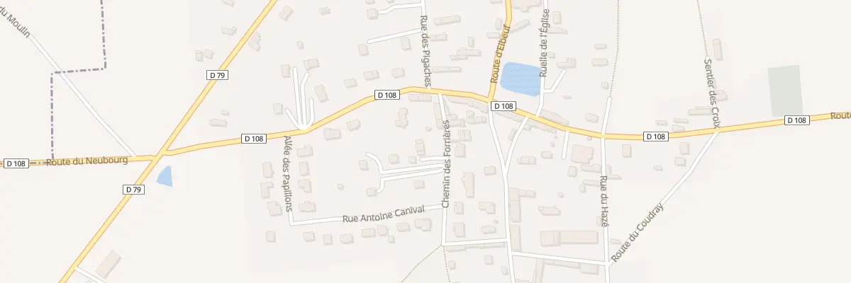 Plan du 3 Che des Forrières à Surtauville