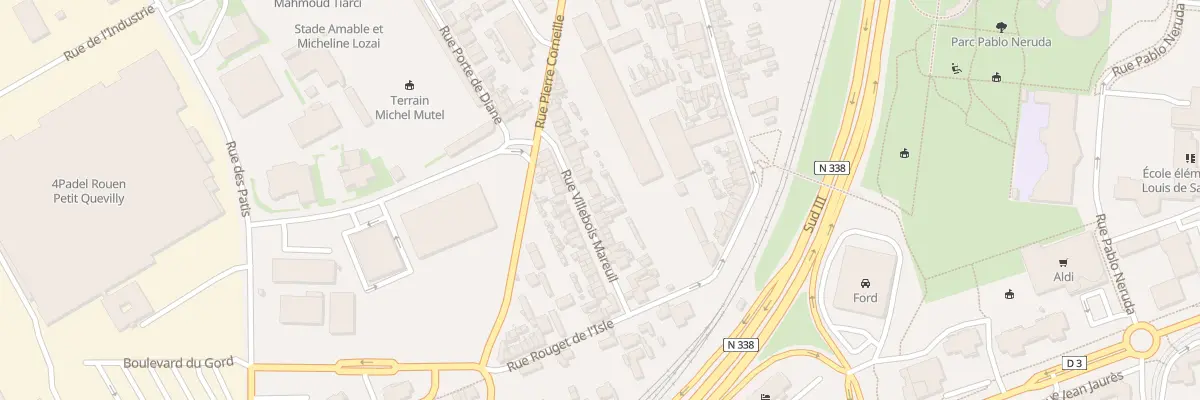 Plan du 26 Rue Villebois Mareuil au Petit-Quevilly