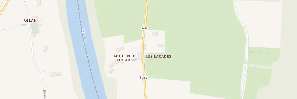 Plan du 725 Rte de la Source Bleue à Touzac