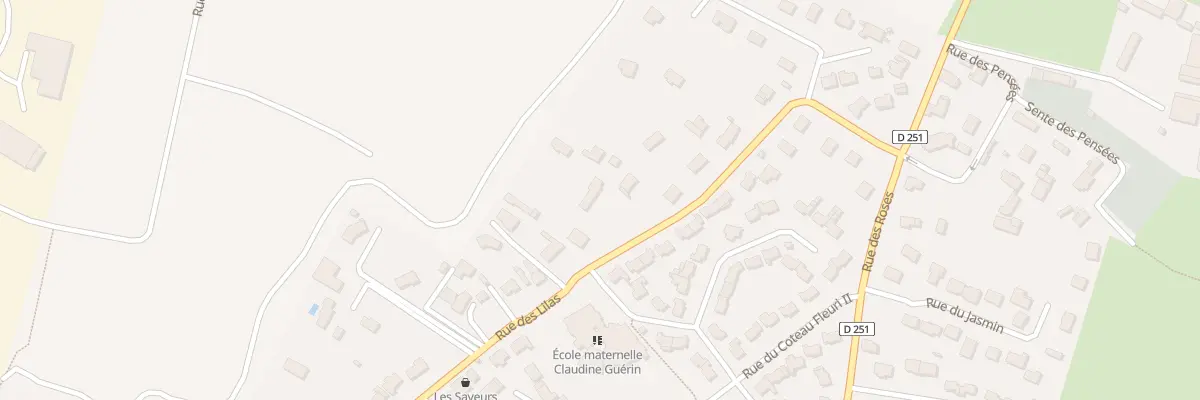 Plan du 69C Rue des Lilas à Eslettes