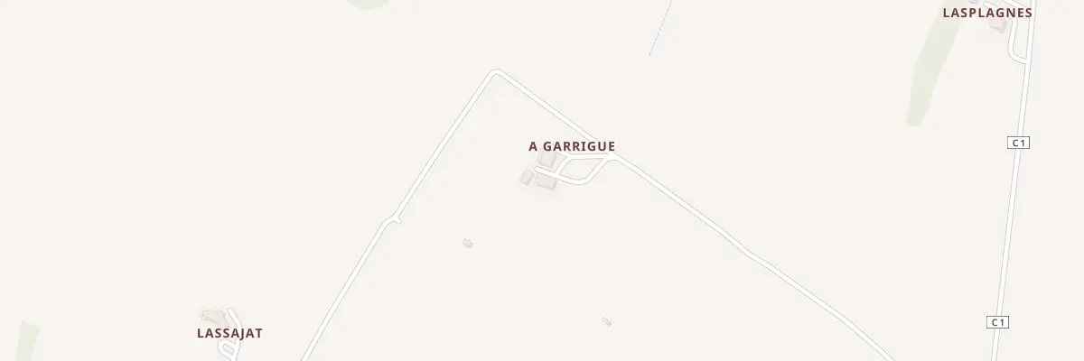 Plan du 726 Rte d’Endoufielle à Auradé