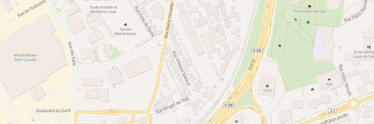 Plan du 24 Rue Villebois Mareuil au Petit-Quevilly