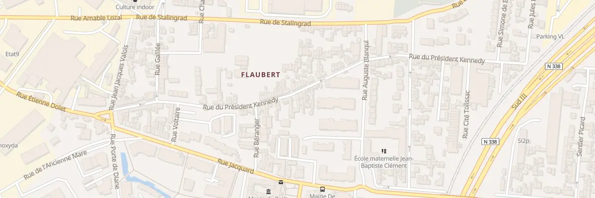 Plan du 50 Rue du President Kennedy au Petit-Quevilly