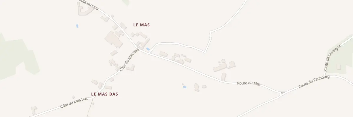 Plan du 17 Le Mas à Carves