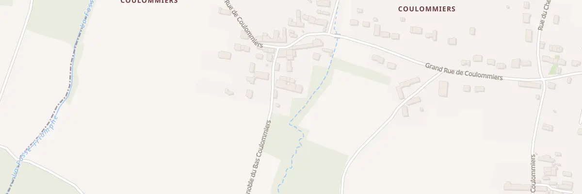 Plan du 5 Rue du Vignoble du Bas Coulomm à Francueil