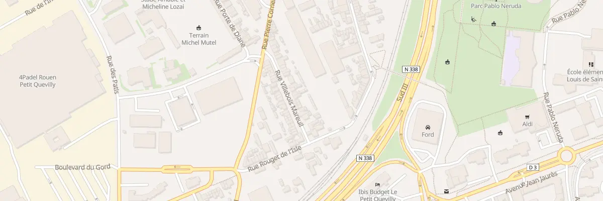 Plan du 18 Rue Villebois Mareuil au Petit-Quevilly