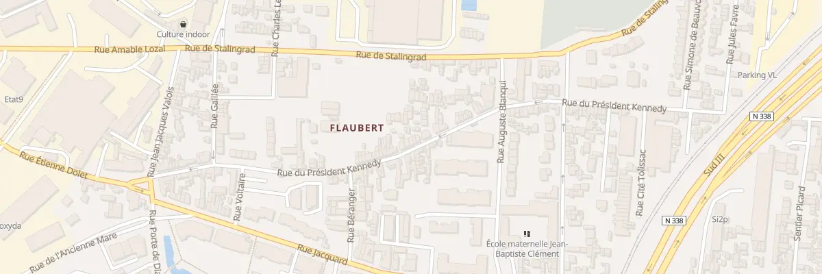 Plan du 87 Rue du President Kennedy au Petit-Quevilly