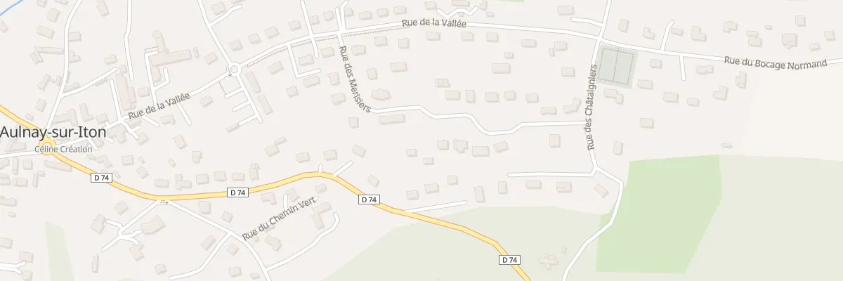 Plan du 25 Rue des Baux Ste Croix à Aulnay-sur-Iton