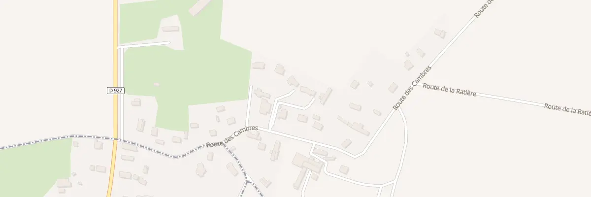 Plan du 992 Rte des Cambres à Anceaumeville