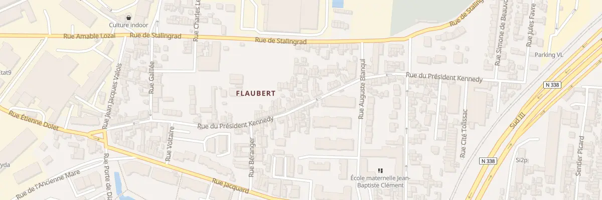 Plan du 91 Rue du President Kennedy au Petit-Quevilly