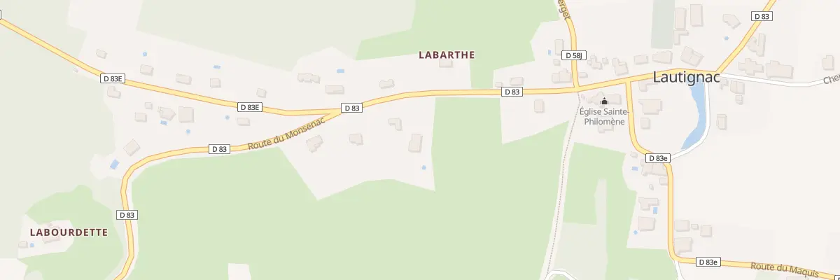 Plan du 180 Rte de Labatut à Lautignac