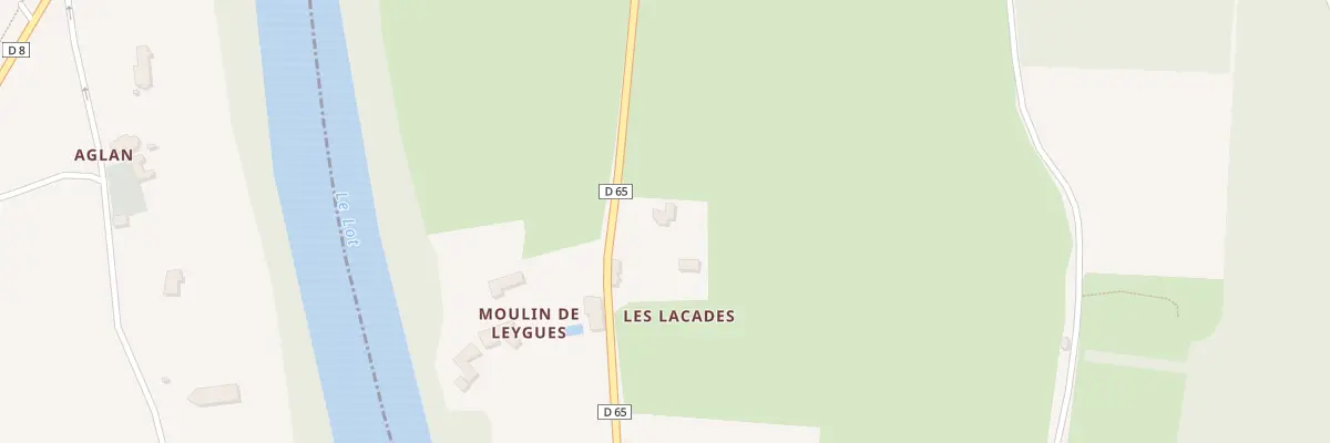 Plan du 5181 Les Lacades à Touzac