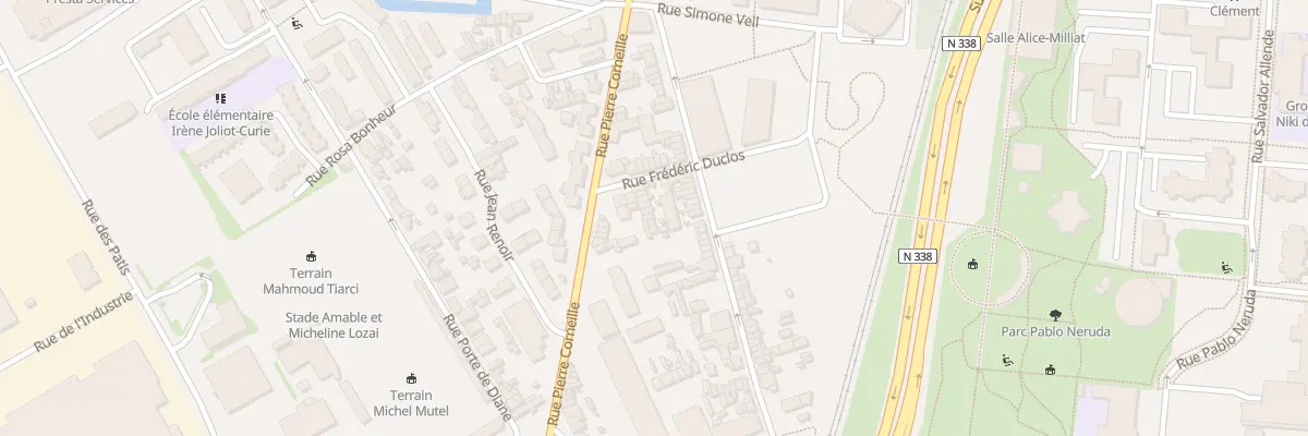 Plan du 6E Rue Frederic Duclos au Petit-Quevilly