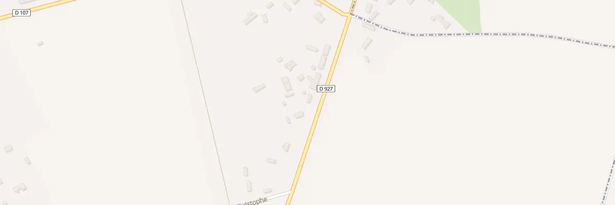 Plan du 410 Rte du Relais de Poste à Omonville