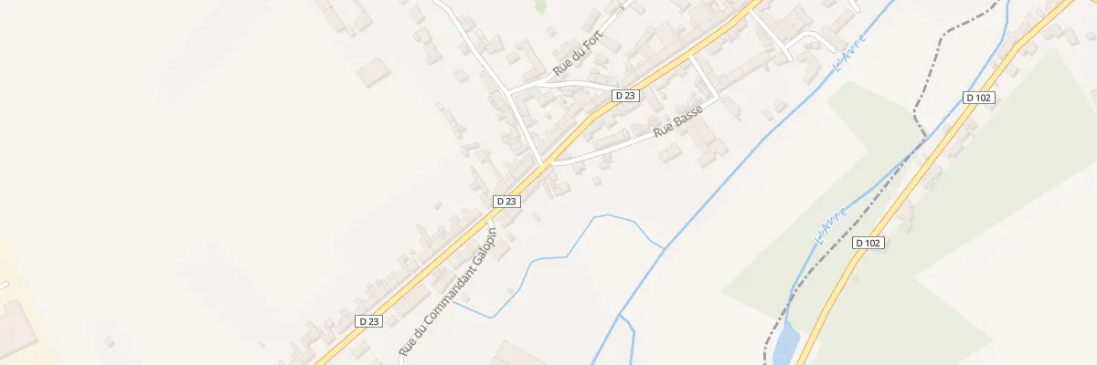 Plan du 1 Côte de Verneuil à Tillières-sur-Avre