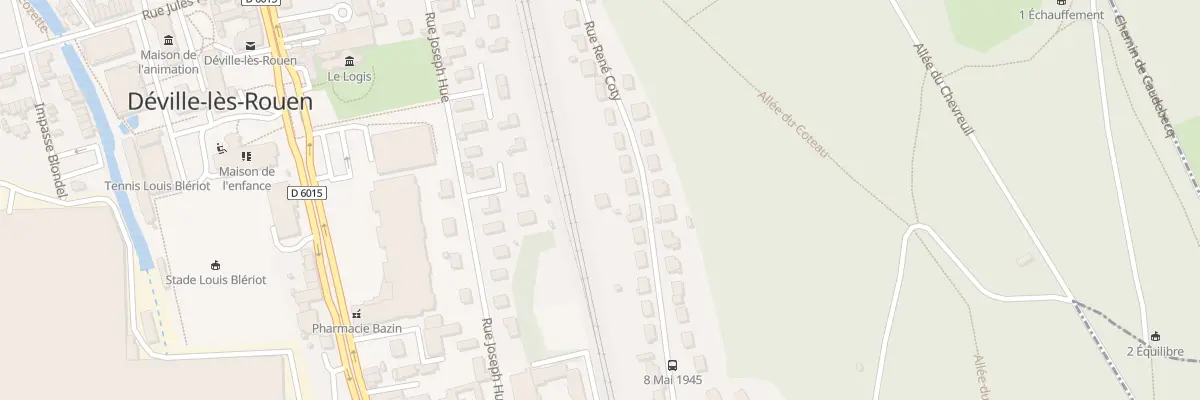 Plan du 35B Rue René Coty à Déville-lès-Rouen