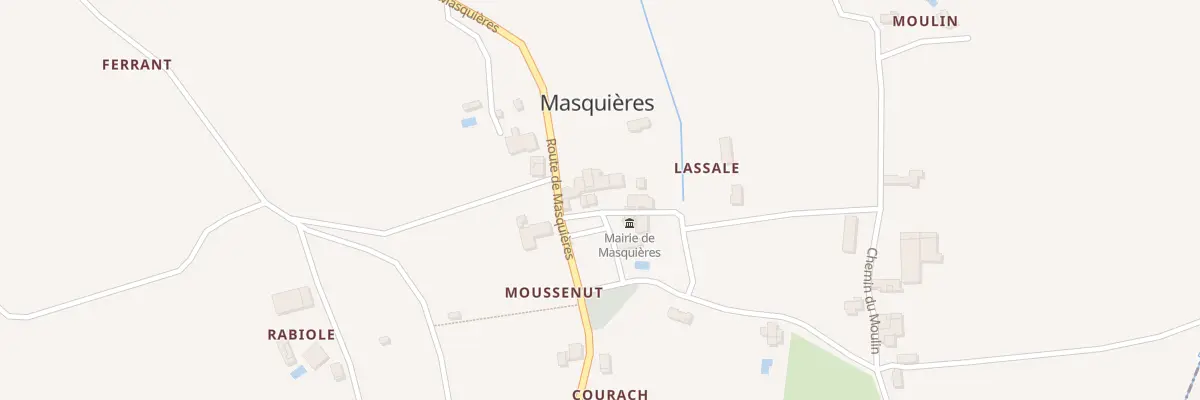 Plan du 41 Rue de l’Église à Masquières
