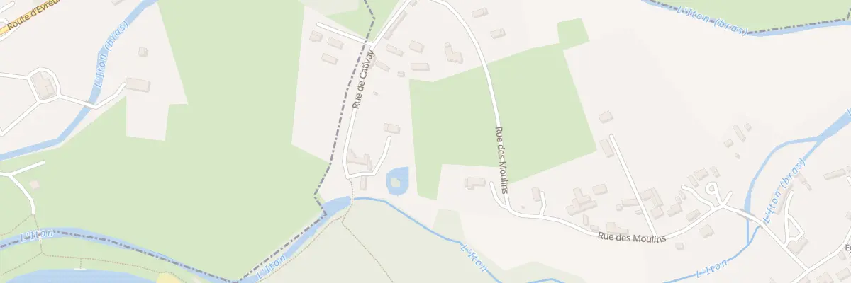 Plan du 3 Rue de Cativay à Aulnay-sur-Iton
