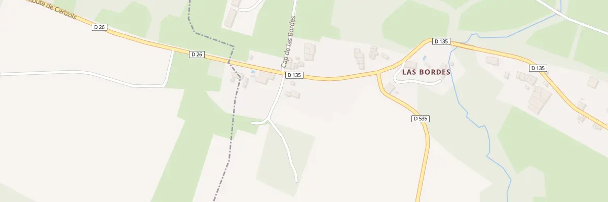 Plan du 5103 Cap de Las Bordes à Cérizols