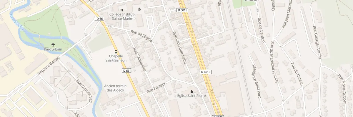 Plan du 25 Rue Gambetta à Déville-lès-Rouen