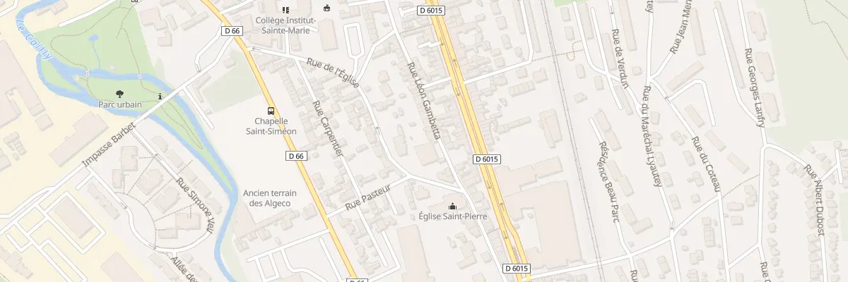 Plan du 21 Rue Gambetta à Déville-lès-Rouen