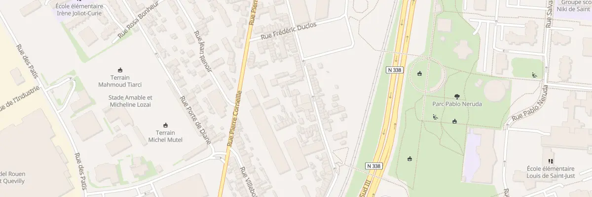 Plan du 64 Rue des Freres Delattre au Petit-Quevilly