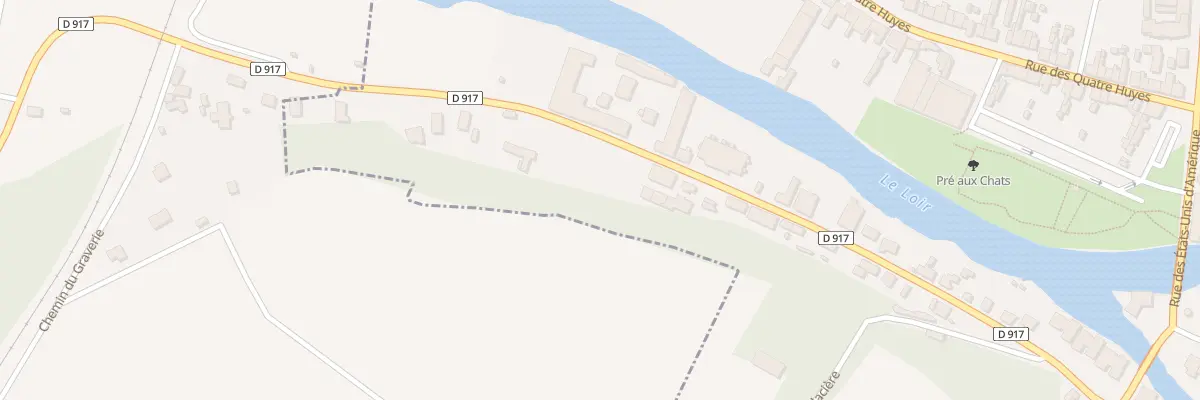Plan du 36 Rue du Maréchal de Rochambeau à Vendôme