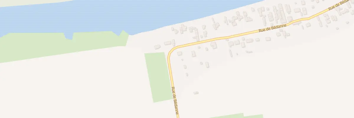Plan de la Rue de Bédanne à Cléon
