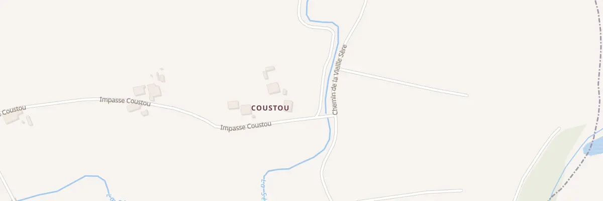 Plan du 555 Imp Coustou à Castelmayran