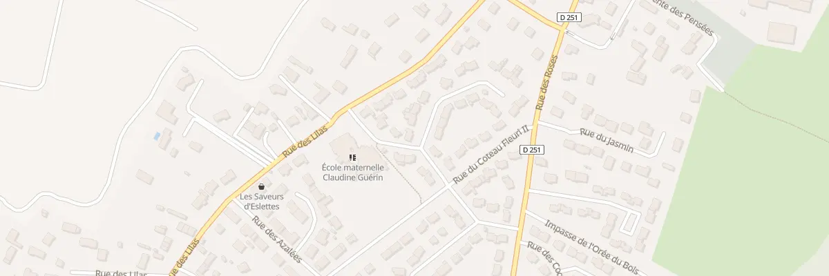 Plan du 1 Rue de la Lavande à Eslettes