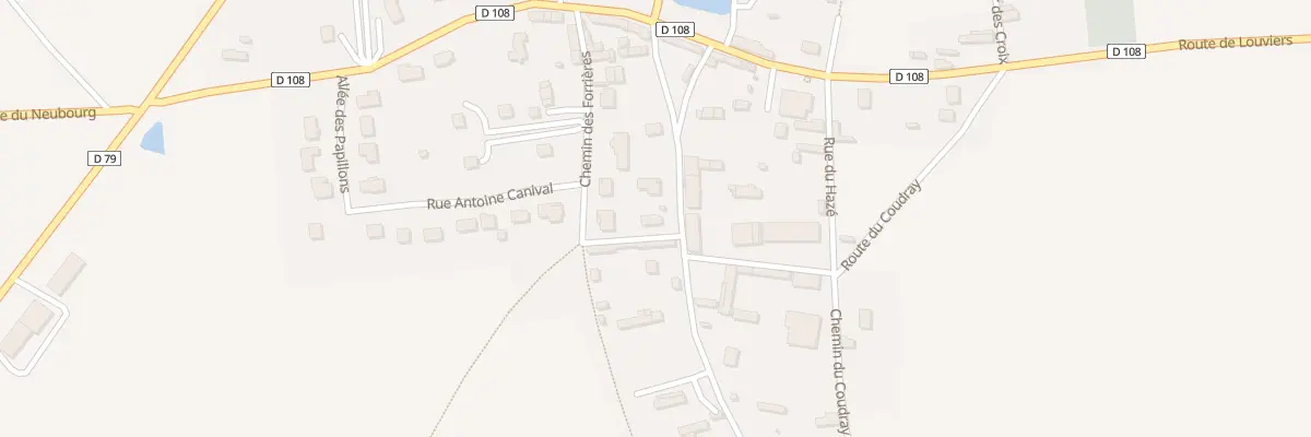 Plan du 9 Rte de Venon à Surtauville