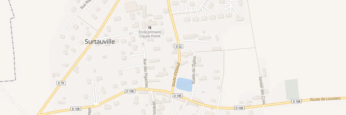 Plan du 12 Rte d’Elbeuf à Surtauville
