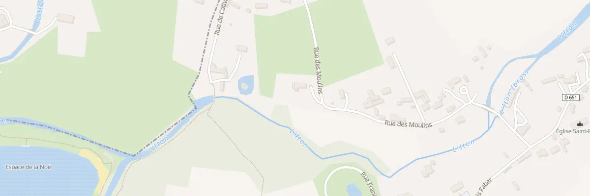 Plan du 5 Rue des Moulins à Aulnay-sur-Iton