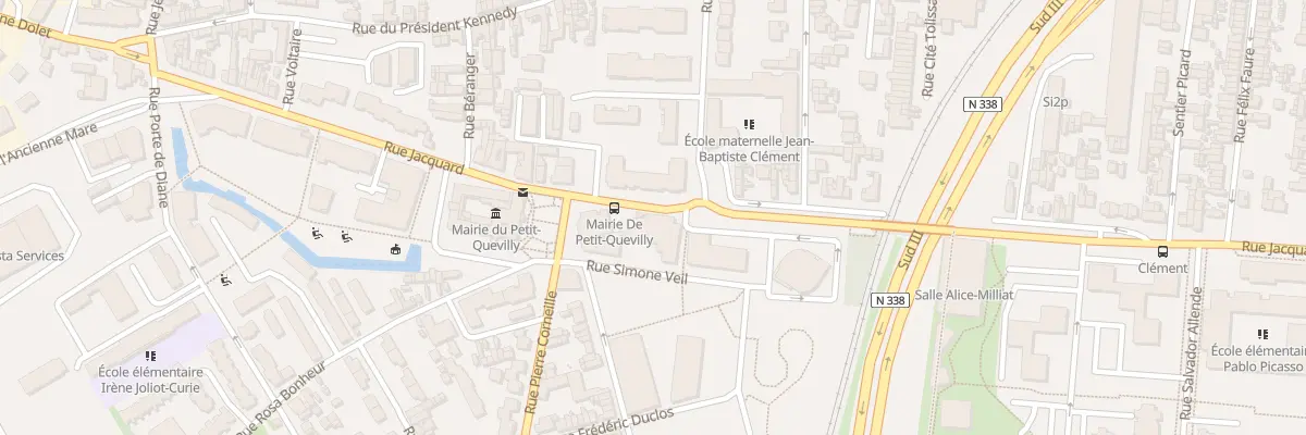 Plan du 6 Rue Simone Veil au Petit-Quevilly