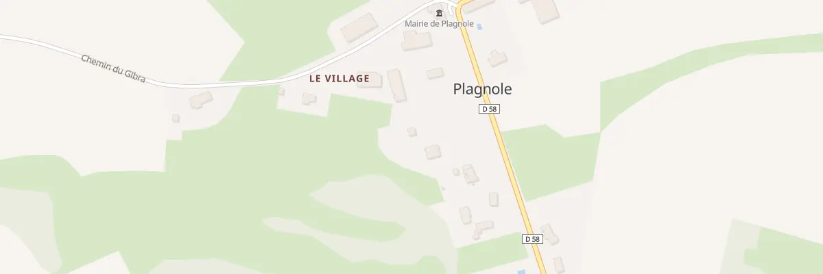 Plan du 156 Rte de Savères à Plagnole