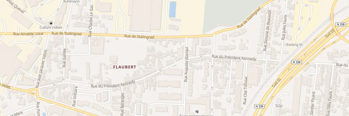 Plan du 111 Rue du President Kennedy au Petit-Quevilly