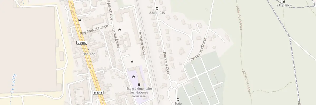 Plan du 9 Rue René Coty à Déville-lès-Rouen