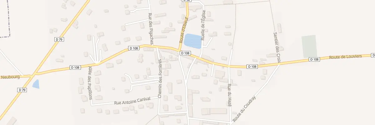Plan du 2 Rte de Venon à Surtauville