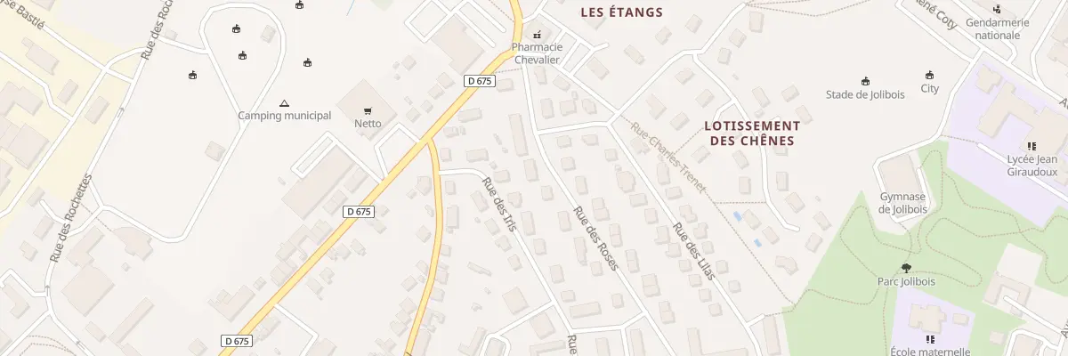 Plan du 51 Rue des Roses à Bellac