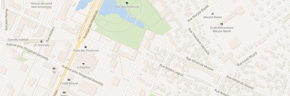 Plan du 18 Rue Alfred de Musset au Grand-Quevilly
