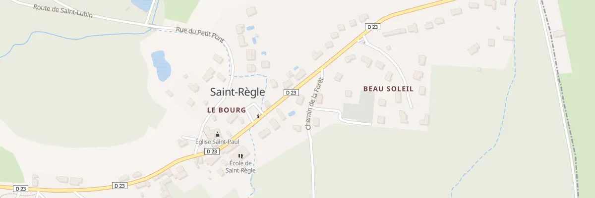 Plan du 2 Che de la Foret à Saint-Règle