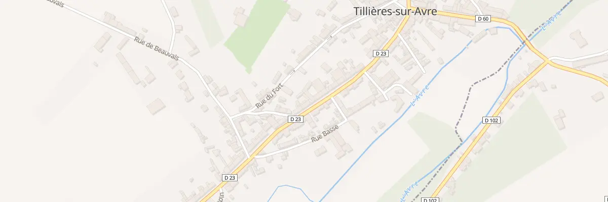 Plan du 31 Gr Gde Rue à Tillières-sur-Avre