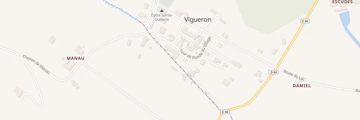 Plan du 5008 Vigueron à Vigueron