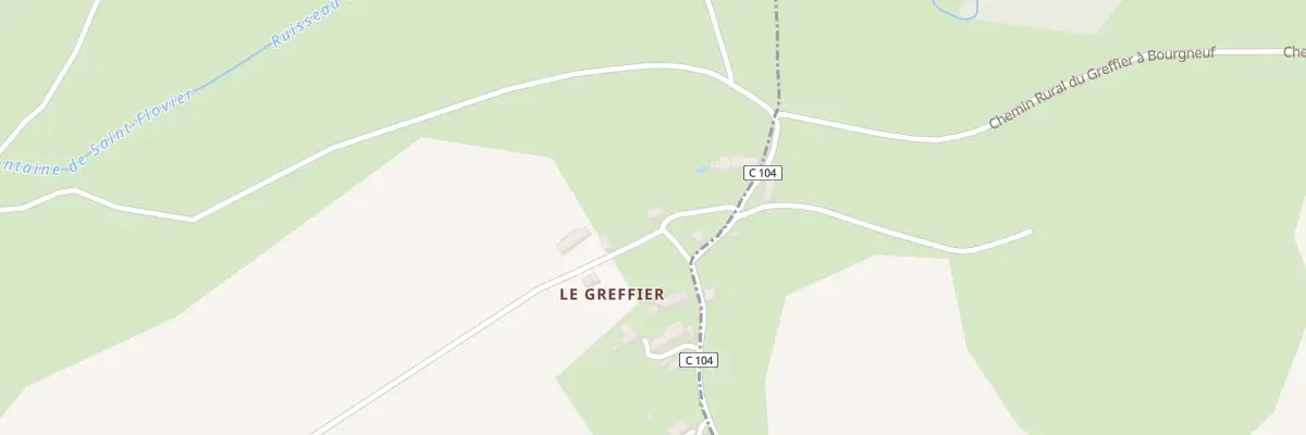 Plan du 13 Le Greffier à Saint-Flovier