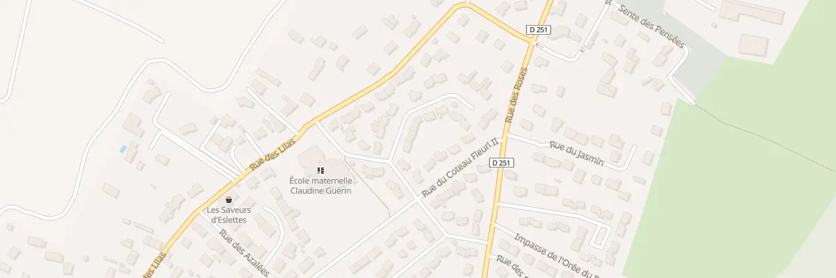 Plan du 4 Rue de la Lavande à Eslettes