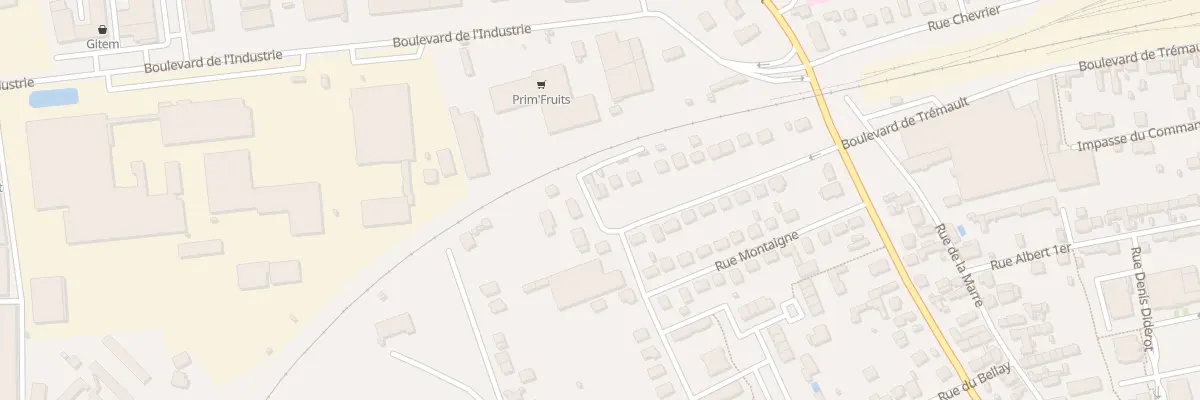Plan du 18 Rue Rabelais à Vendôme