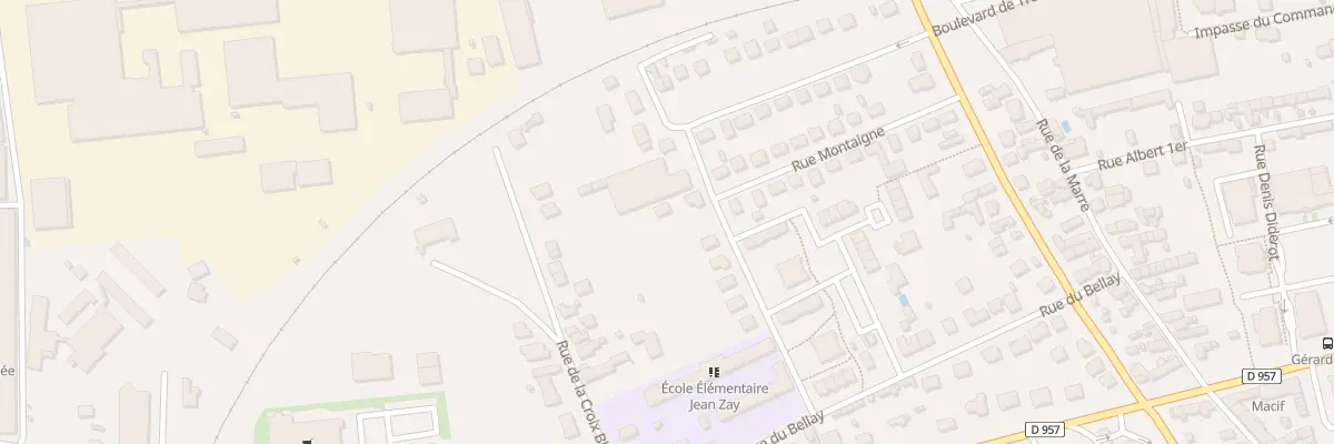 Plan du 12 Rue Rabelais à Vendôme