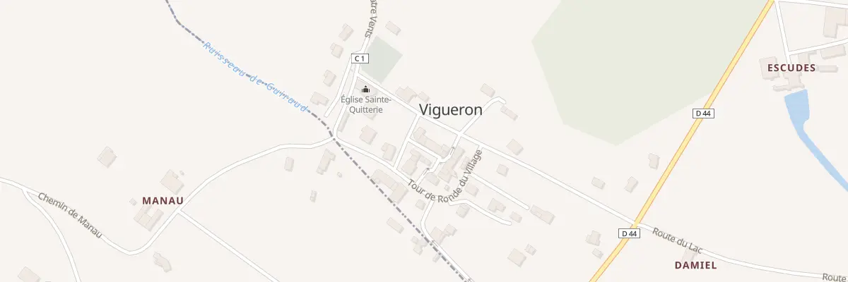 Plan du 5023 Vigueron à Vigueron